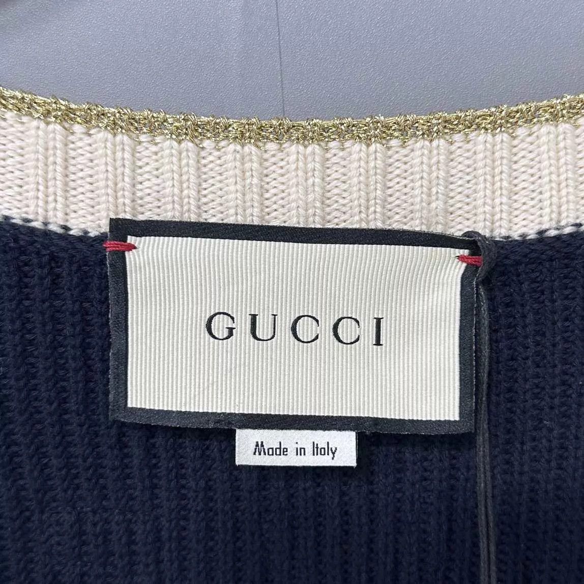 Gucci GUCCI gold thread pearl buttons cardigan women's S Size S / US 4 / IT 40 - 7 Thumbnail
