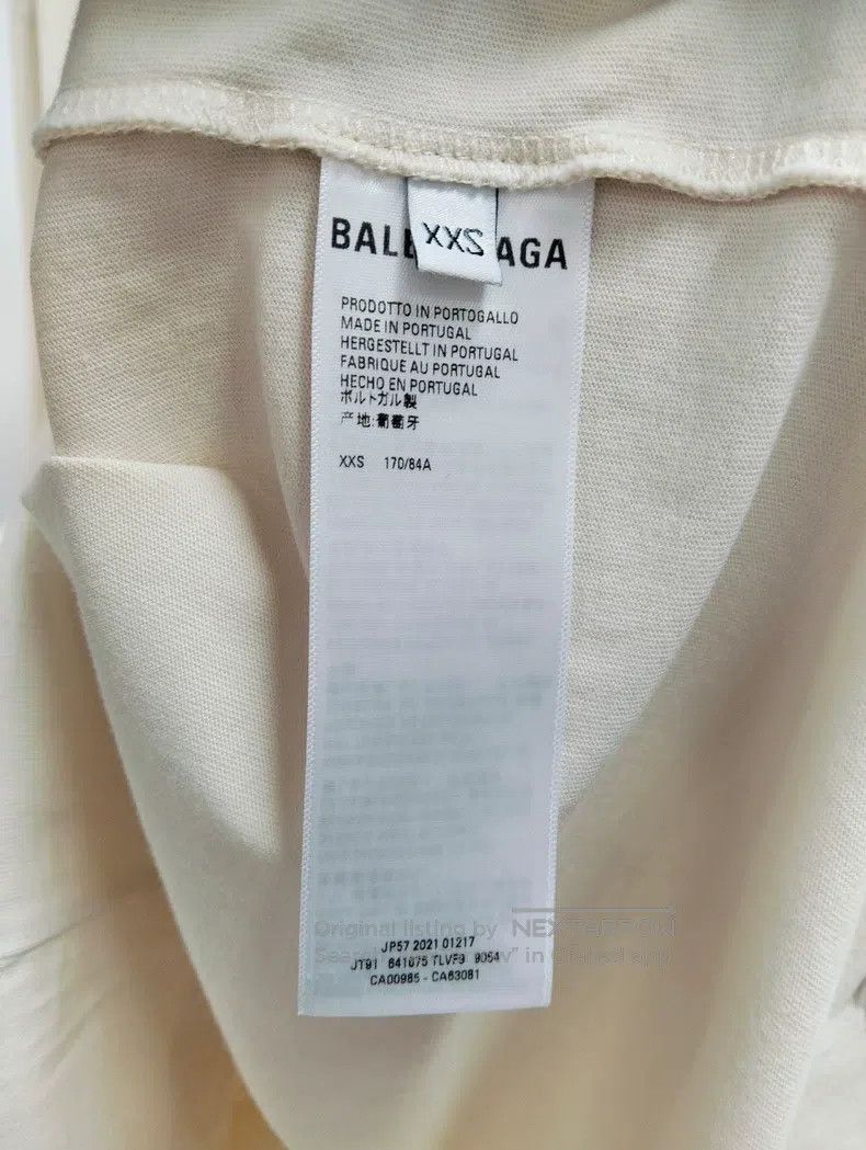 Balenciaga Balenciaga Off-white short sleeve Size US XXS / EU 40 - 4 Thumbnail