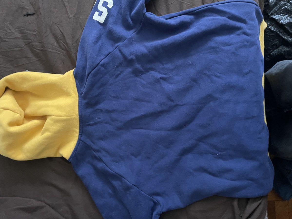 Superdry Vintage-SuperDry-Premium goods blue/yellow hoodie Size US XXL / EU 58 / 5 - 2 Thumbnail