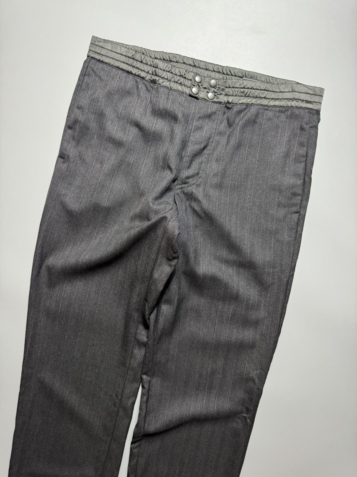 Prada Prada - Vintage 2002 Striped trouser pants Size US 33 - 6 Thumbnail