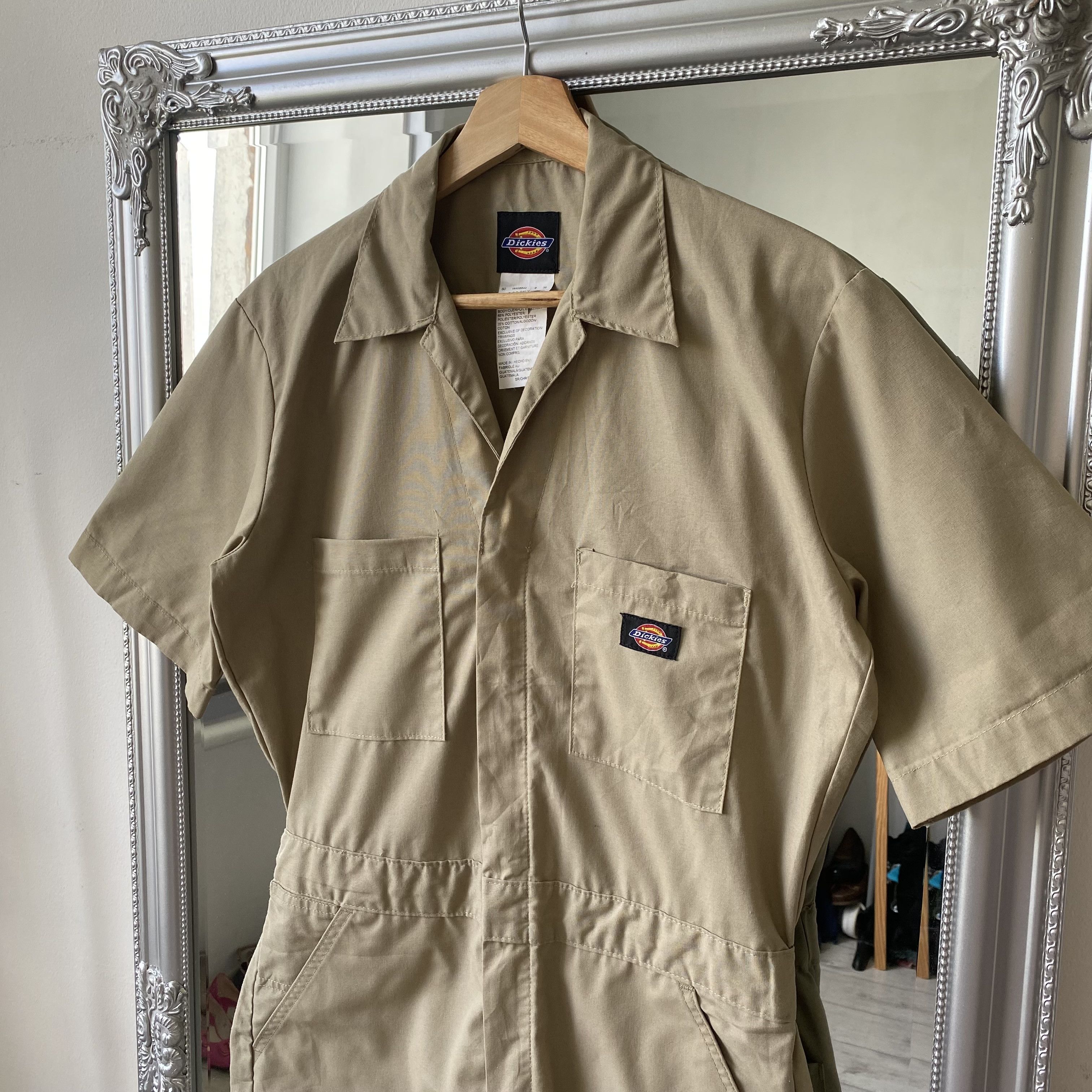 Dickies ⚒️ Vintage 00s Dickies work jumpsuit Coverall short sleeve Size US 29 - 2 Thumbnail