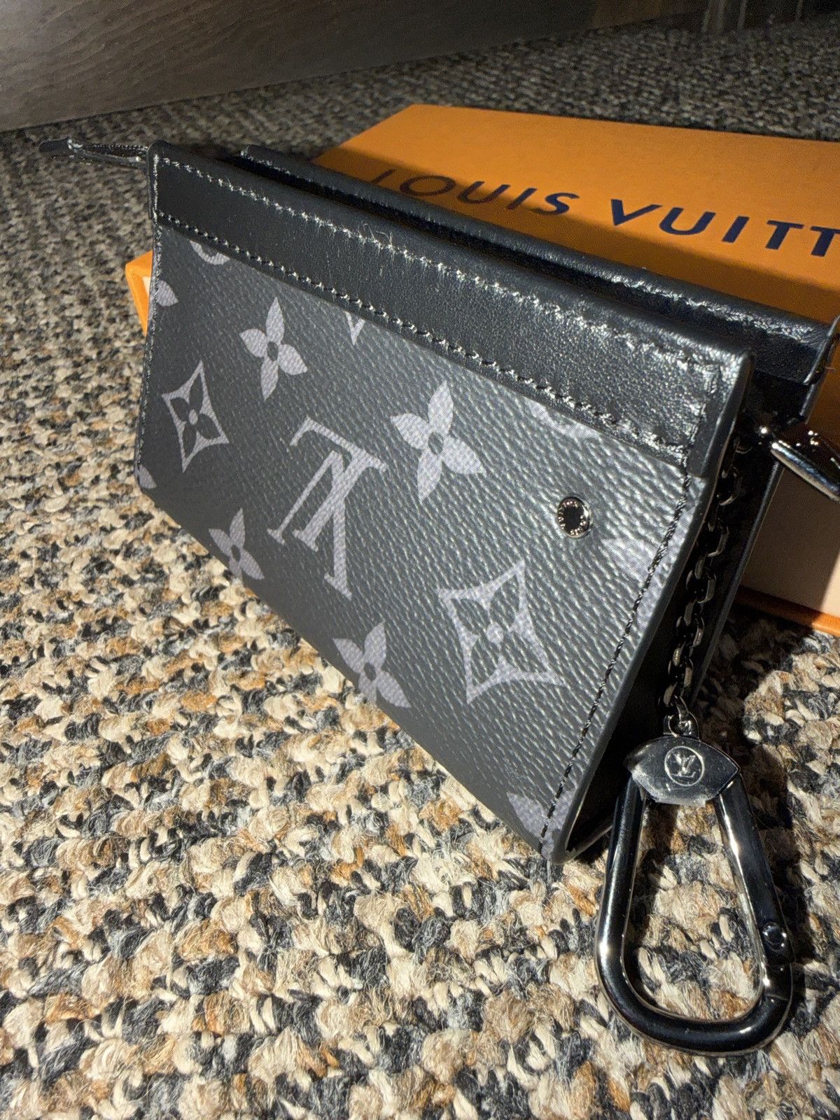 Louis Vuitton LOUIS VUITTON Eclipse Pochette Cle Voyage M82776 Coin Case Size ONE SIZE - 14 Thumbnail