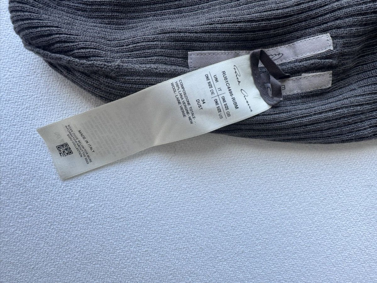 Rick Owens Rick Owens Virgin Wool Hat Size ONE SIZE - 4 Thumbnail