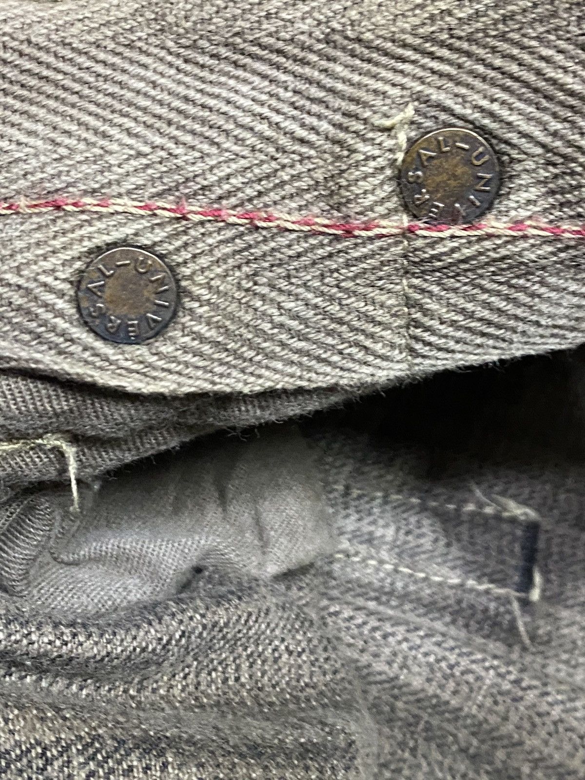 Blue Blue Japan Vtg Japan Blue Way Grunge Punk Distressed Jeans With Belt Size US 33 - 13 Thumbnail