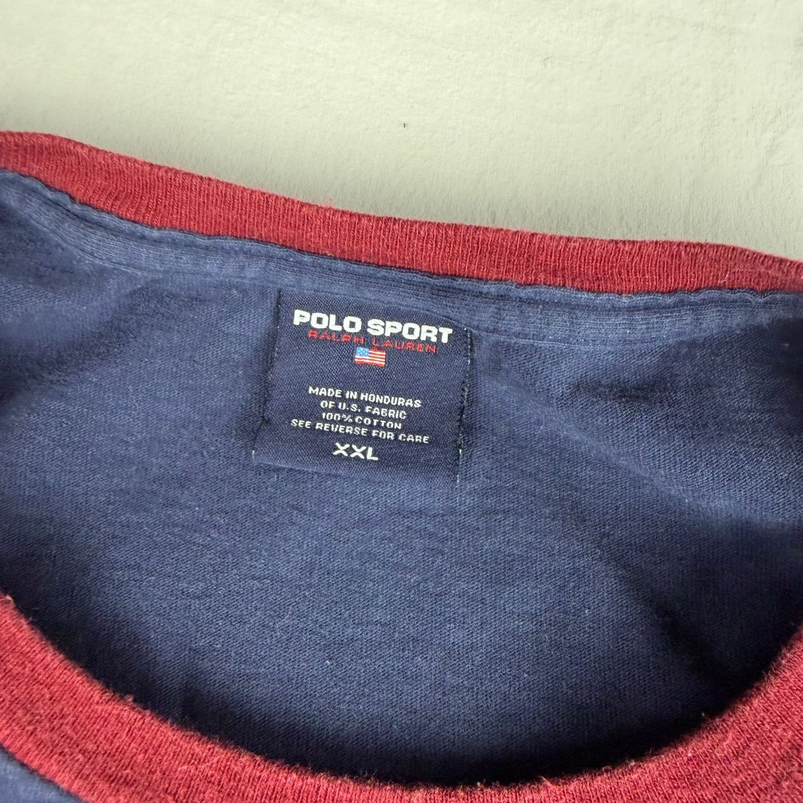 Polo Ralph Lauren Vintage Polo Sport T Shirt - Size XXL Size US XXL / EU 58 / 5 - 2 Thumbnail