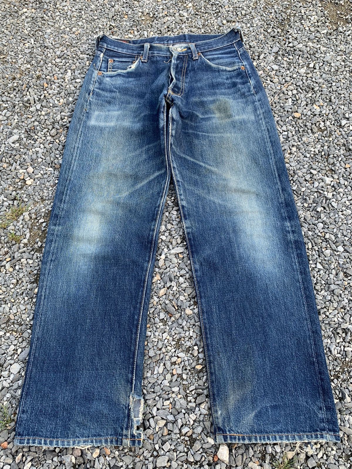 Kapital VTG PIG HIP STORE SELVEDGE RUSTY JAPANESE DISTRESSED DENIM Size US 30 / EU 46 - 4 Thumbnail