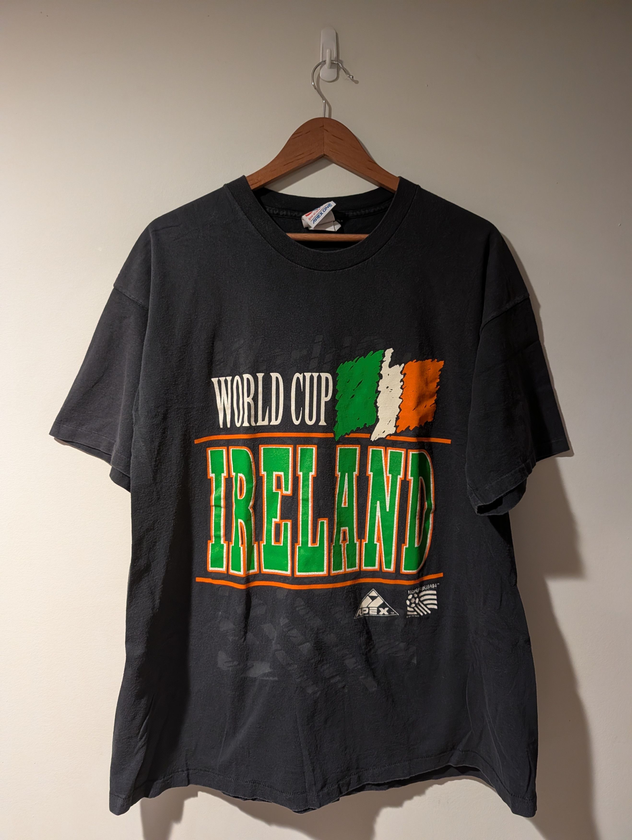Apex One Vintage 1994 World Cup Ireland Apex One T-Shirt Double Sided Size US XXL / EU 58 / 5 - 1 Thumbnail