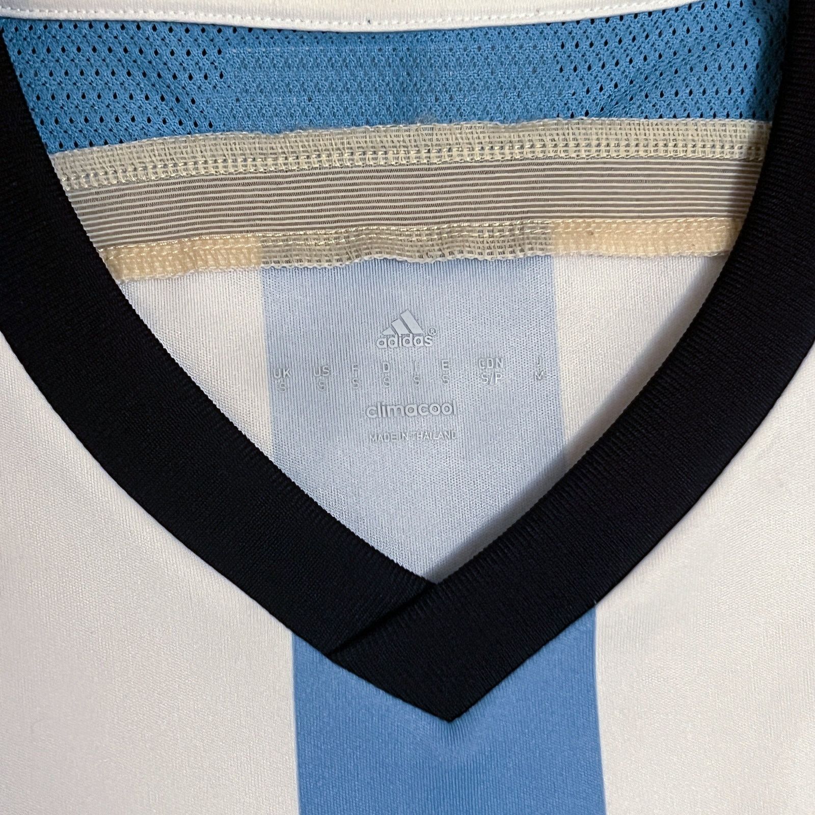 Adidas Argentina 2014 World Cup Home Jersey - S Size US S / EU 44-46 / 1 - 4 Thumbnail