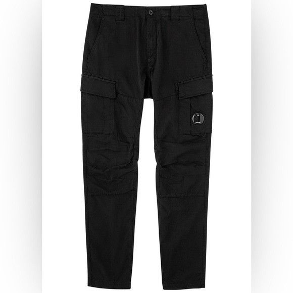 C.P. Company Stretch-Cotton Cargo Trousers Black Men’s IT 48