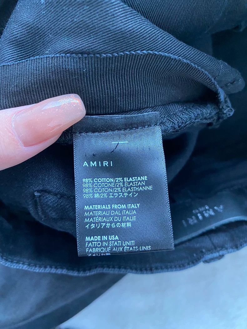 Amiri Amiri Washed black Dongying patchwork jeans 2501-Nextarrow Size US 29 - 4 Thumbnail