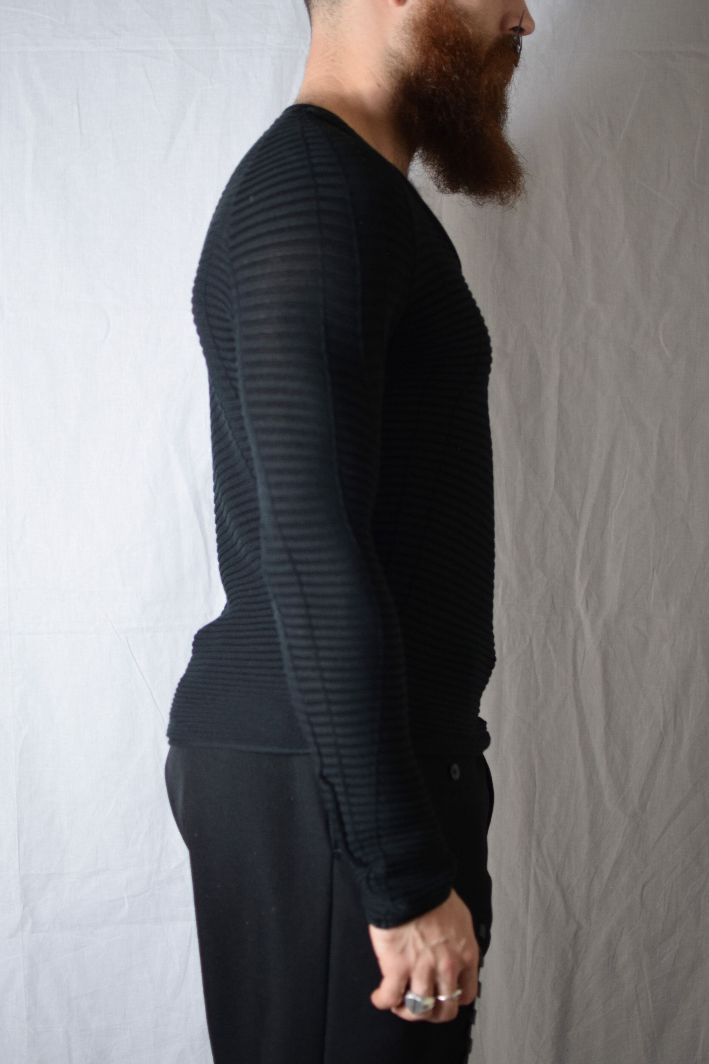 Julius Julius SS14 Ghost Ribbed Knit Top - 457KNM2 Size US M / EU 48-50 / 2 - 5 Thumbnail