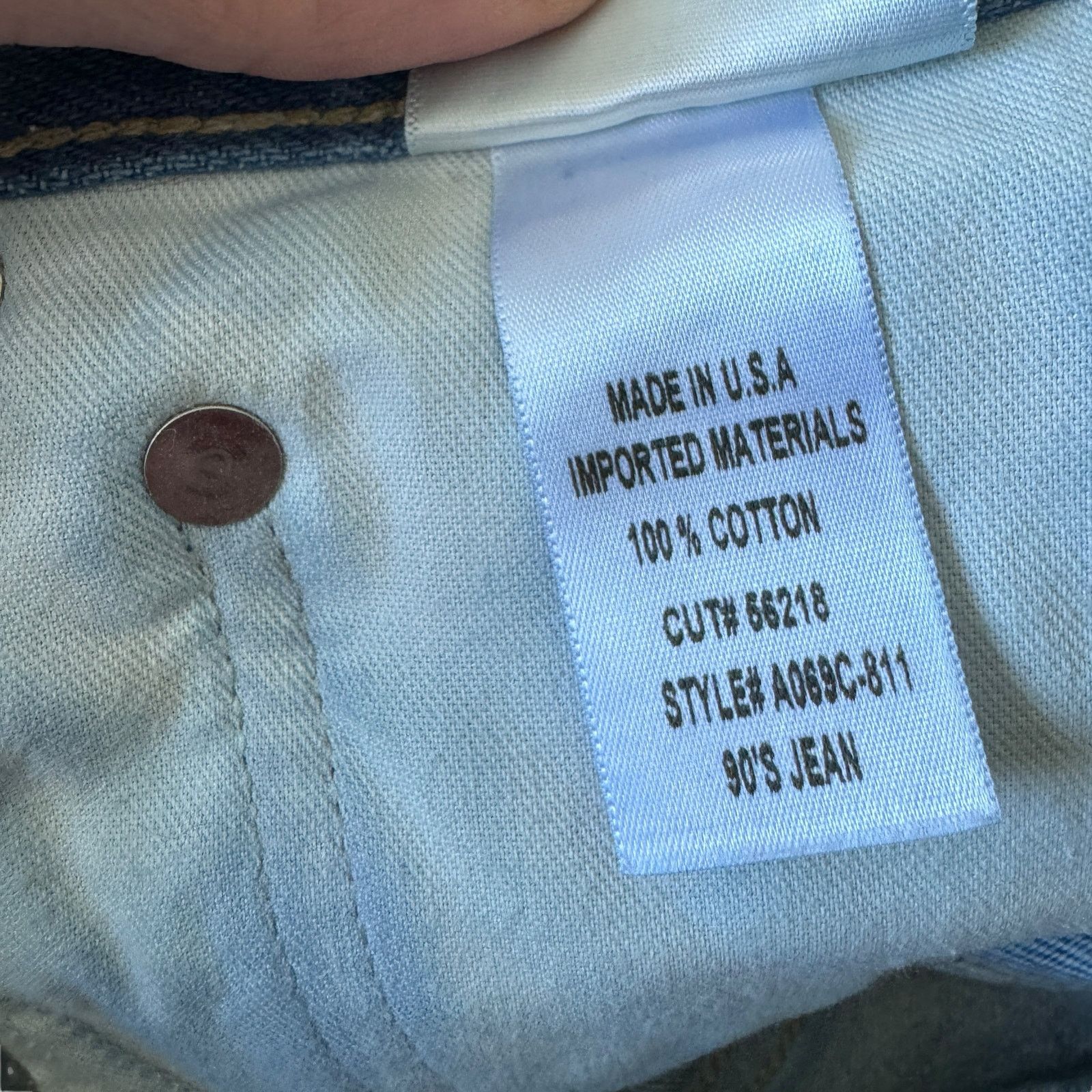 Agolde AGOLDE 90s Jeans Fall Out Distressed Size 25" / US 0 / IT 36 - 9 Thumbnail
