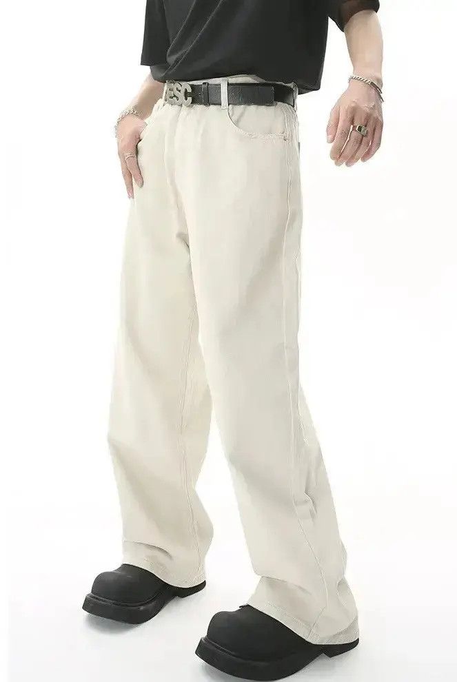 Japanese Brand Classic Straight Loose Streetwear Jeans Pants Size US 30 / EU 46 - 2 Thumbnail