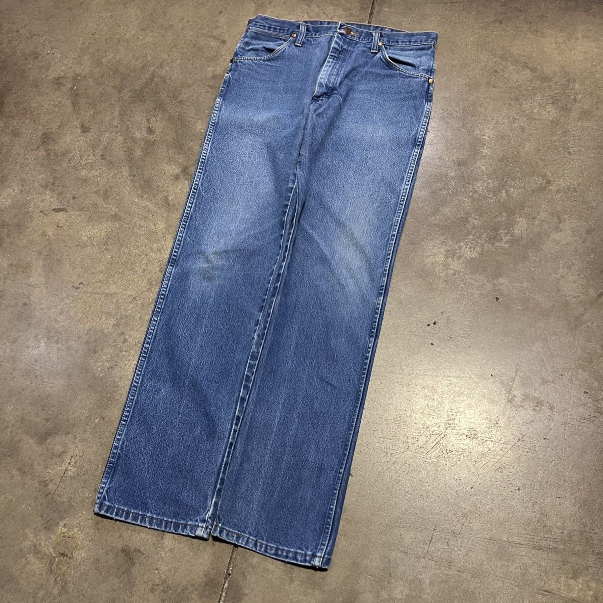 Vintage × Wrangler Vintage Wrangler 13MWZ Cowboy Cut Western Denim Jeans 90s Size US 34 / EU 50 - 7 Thumbnail