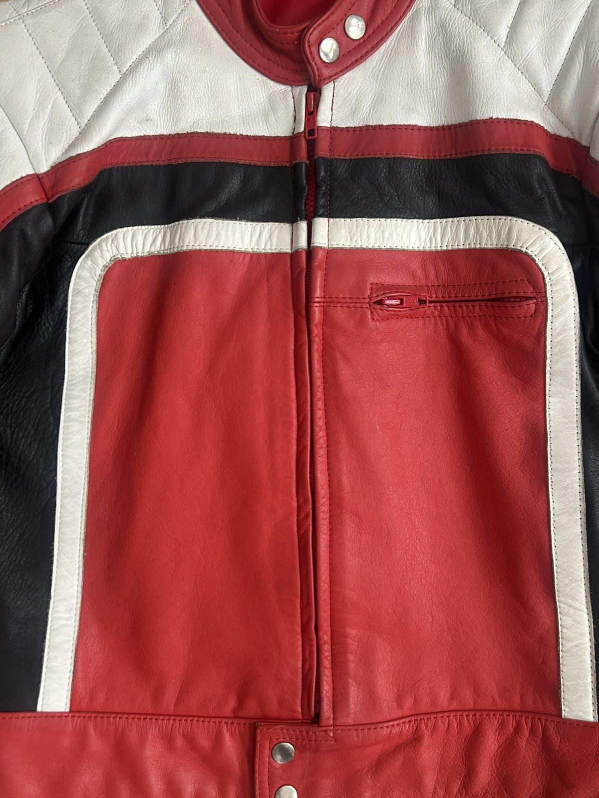 Fox Racing Vintage Fox Moto Leather Jacket Size US M / EU 48-50 / 2 - 3 Thumbnail