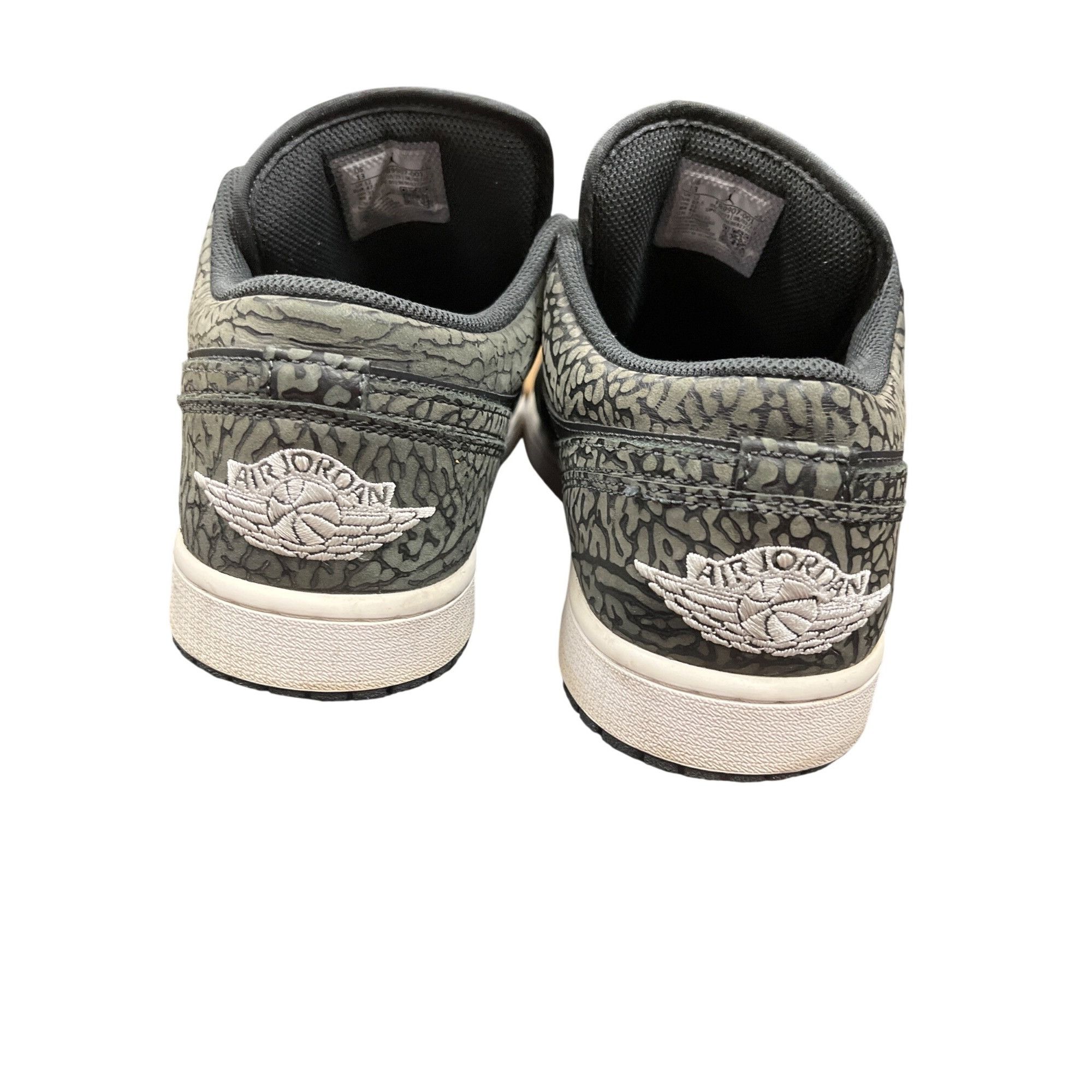Nike Nike Jordan Air Jordan mens black leather elephant sneakers Size US 13 / EU 46 - 14 Thumbnail