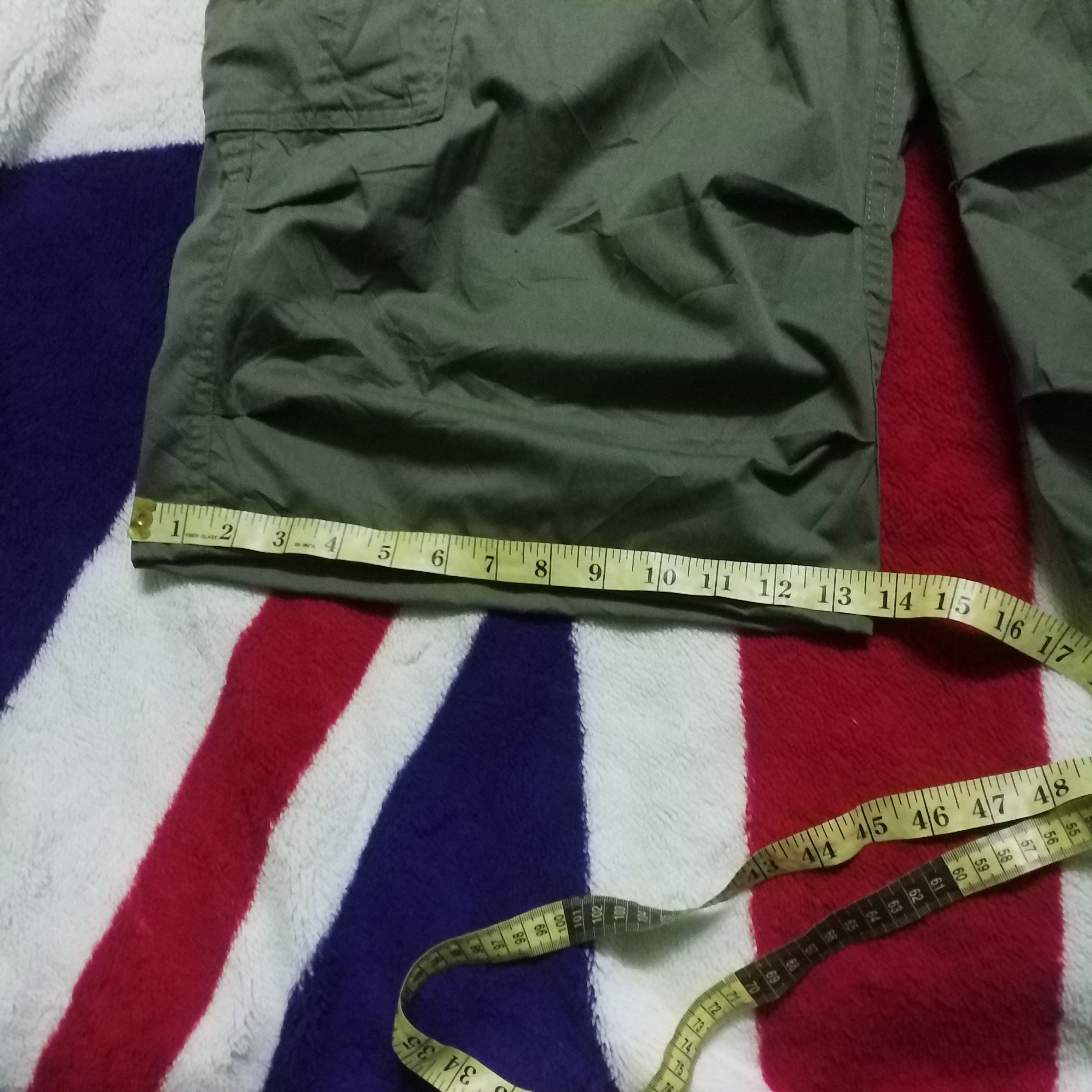 GU GU CARGO BAGGY ARMY GREEN Size US 35 - 2 Thumbnail
