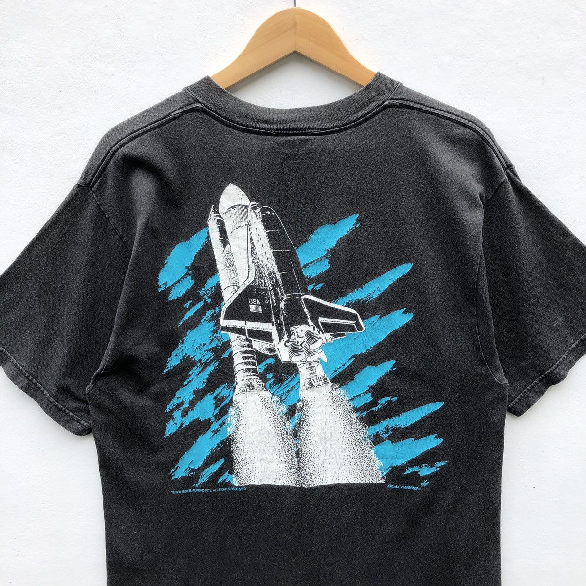 NASA × Vintage Vintage Blackbird Space Shuttle 1988 Shirt SunFaded Size US M / EU 48-50 / 2 - 5 Thumbnail