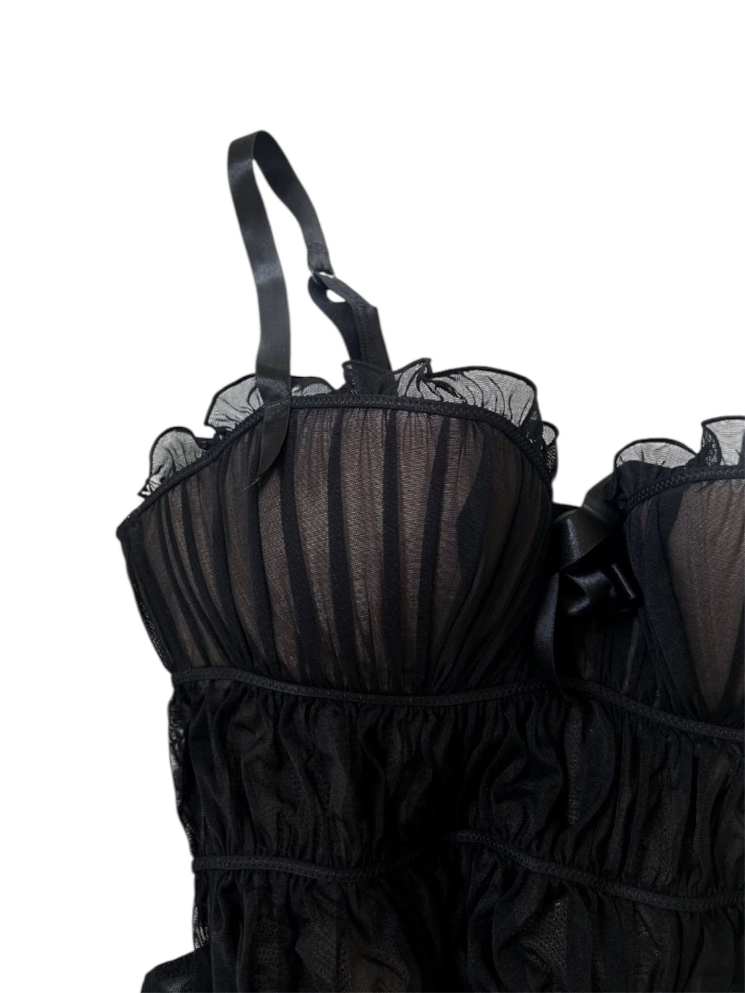 Chantal Thomass Chantal Thomass archive sheer ruffle bustier 2006 Size ONE SIZE - 3 Thumbnail