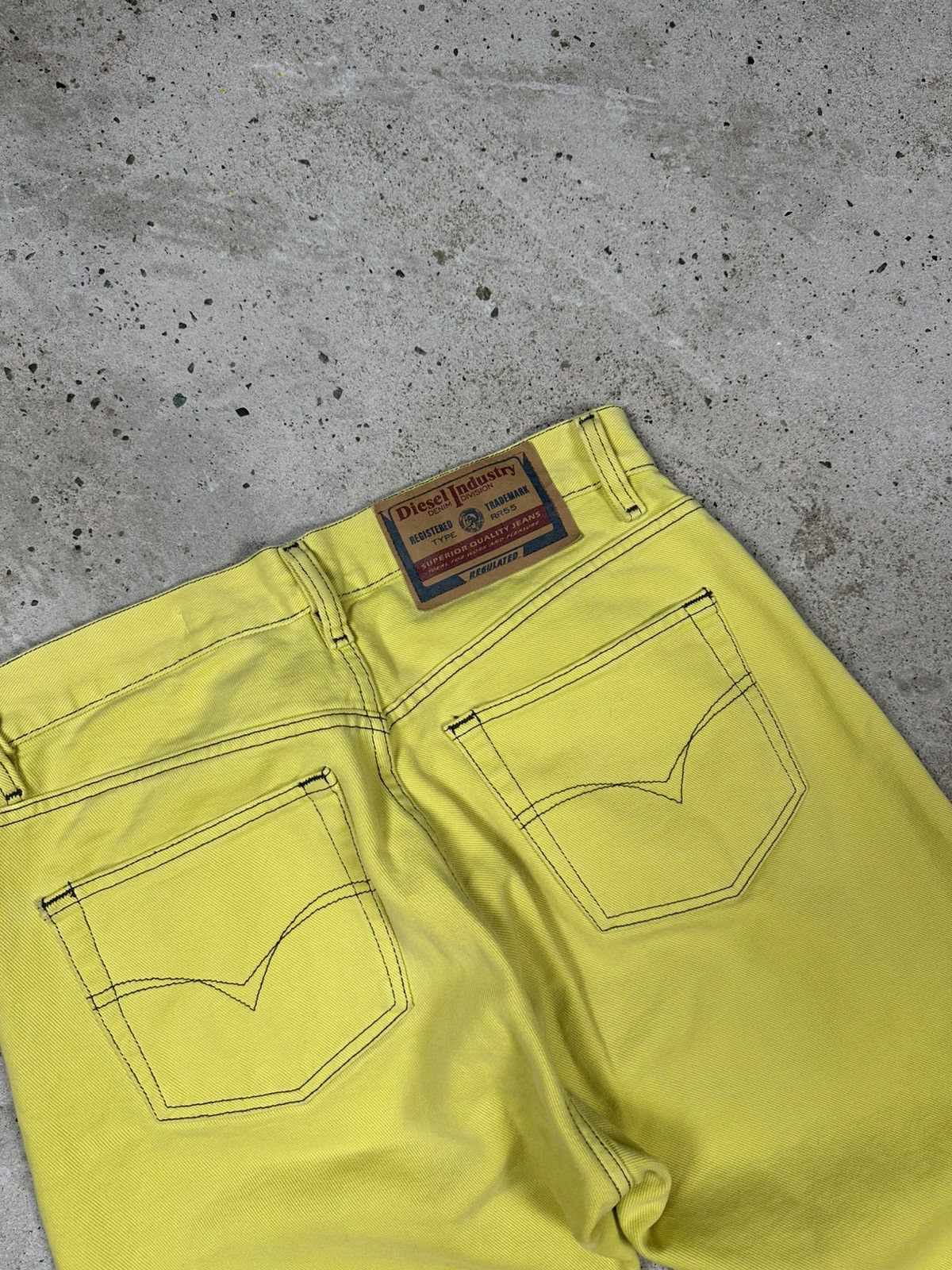 Diesel × Vintage Vintage 2001 Diesel Fellow Yellow Denim Pants Jeans Y2K Size US 30 / EU 46 - 17 Thumbnail