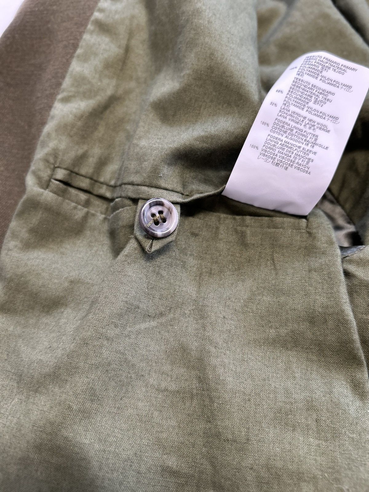 Maison Margiela FW2014 Tull Military Bomber Khaki Size US M / EU 48-50 / 2 - 15 Thumbnail