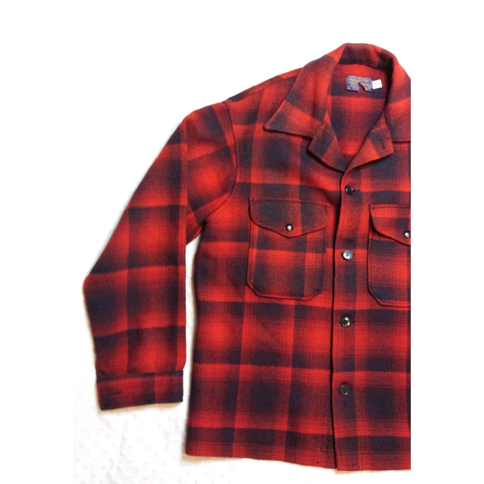 Pendleton VINTAGE Pendleton Jacket Mens Mackinaw Cruiser Wool Red Buffalo Plaid Mid-Length Coat Size US M / EU 48-50 / 2 - 3 Thumbnail
