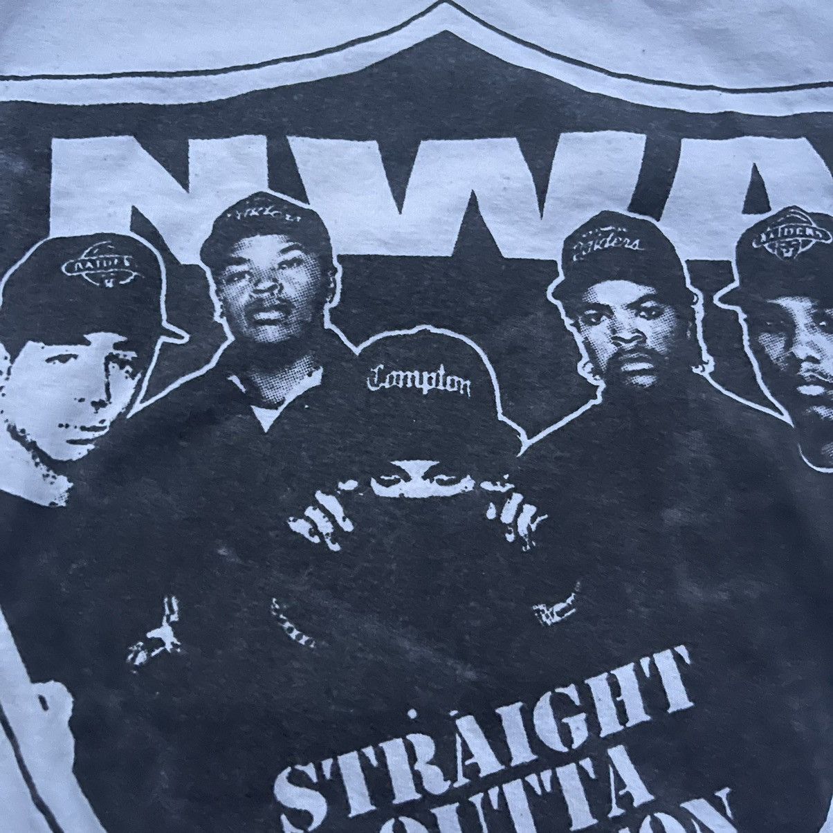 Vintage Vtg Y2K NWA STRAIGHT OUTTA COMPTON Raglan 1/4 Sleeve Shirt Size US L / EU 52-54 / 3 - 3 Thumbnail