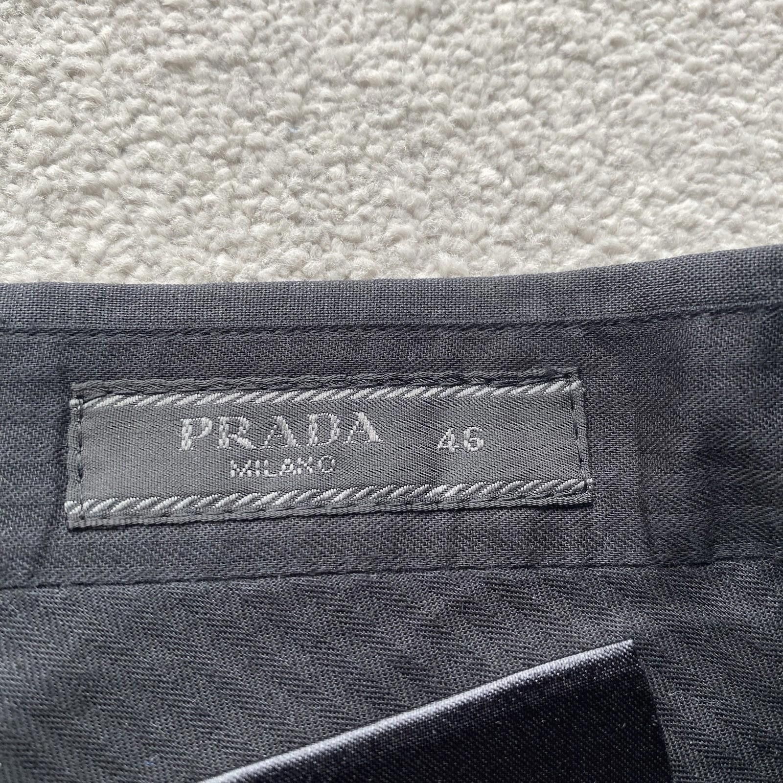 Prada Prada Men’s Virgin Wool Trousers Size 46 Grey Size US 30 / EU 46 - 8 Thumbnail