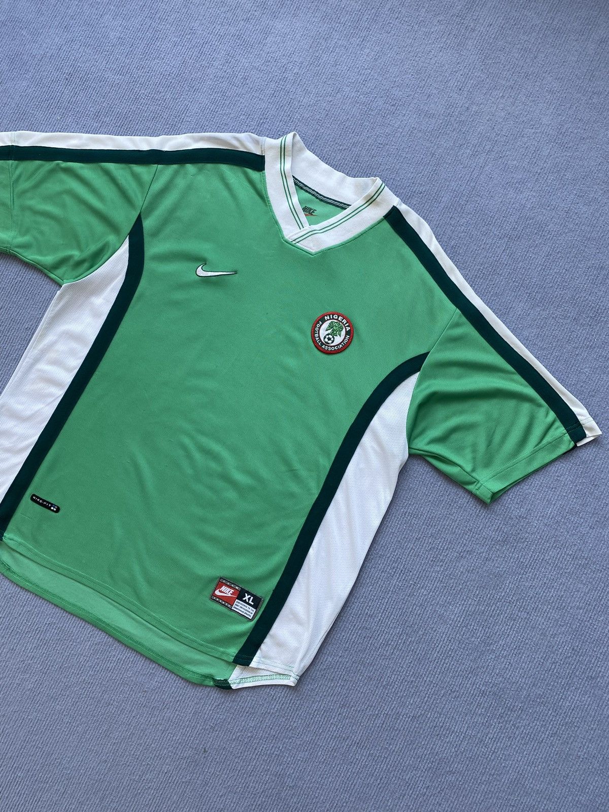 Nike Vintage Nike 1998-2000 Nigeria Home Jersey🇳🇬⚡️ Size US XL / EU 56 / 4 - 3 Thumbnail