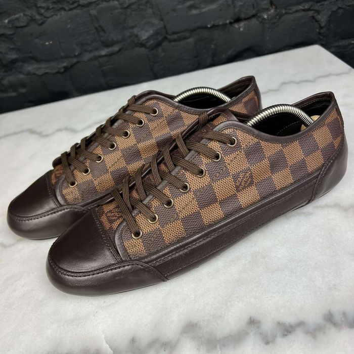 Louis Vuitton Brooklyn sneaker damier brown leather 9 LV or 10 US