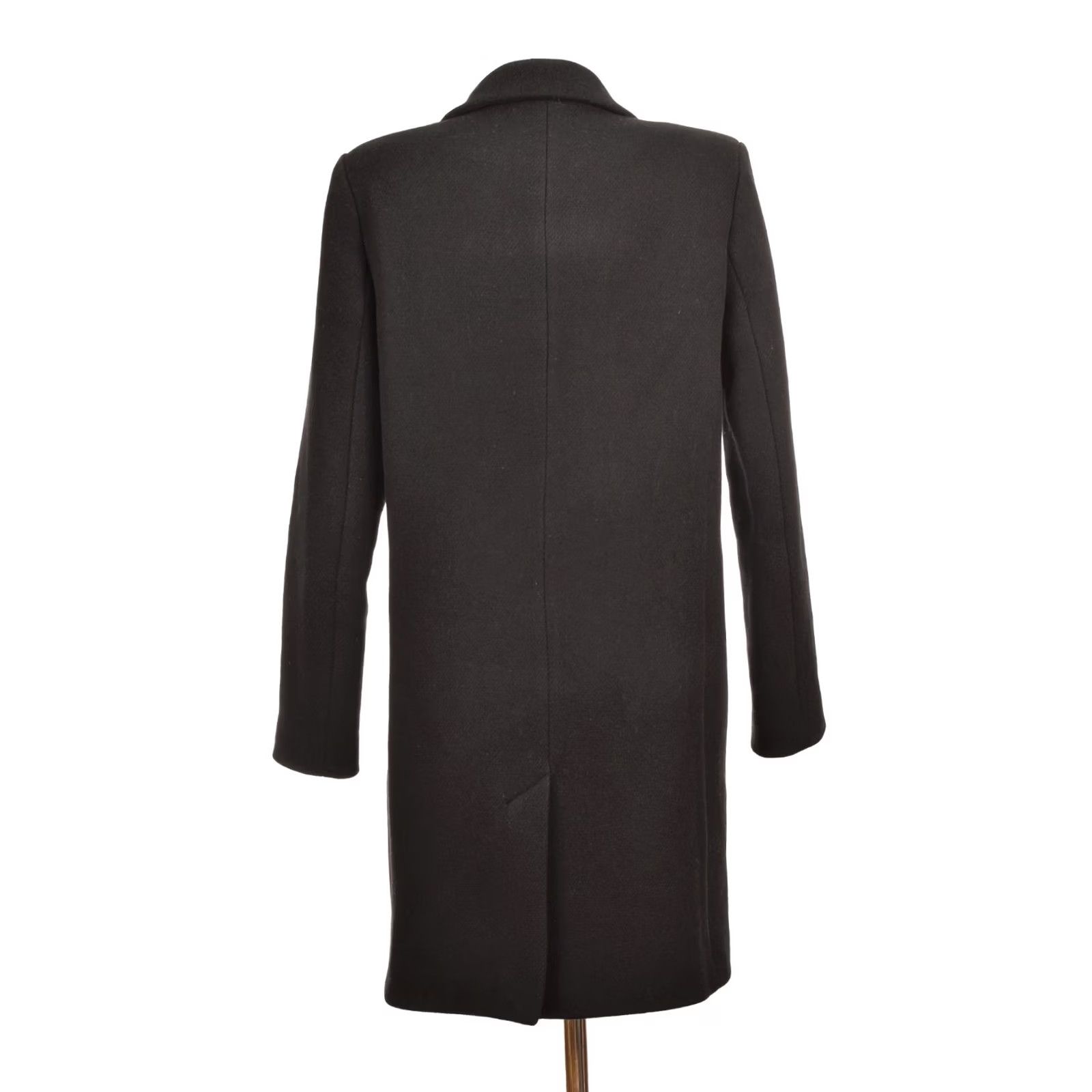 Vintage Sezane Johnson Coat Overcoat Wool Black EU 38 Women XS? Size XS / US 0-2 / IT 36-38 - 5 Thumbnail