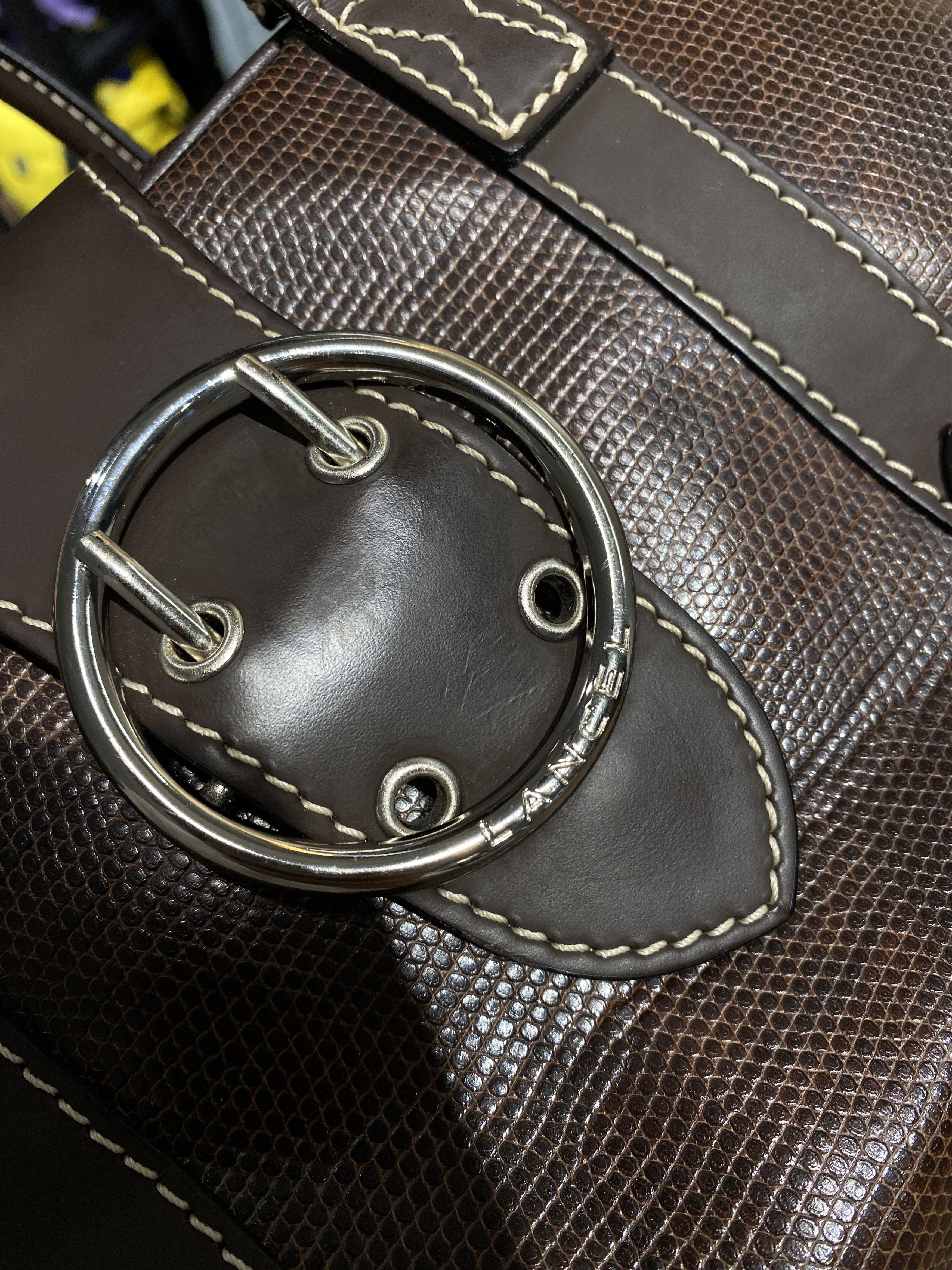 Lancel Lancel Elsa Sellier brown lele leather bag handbag Size ONE SIZE - 11 Thumbnail
