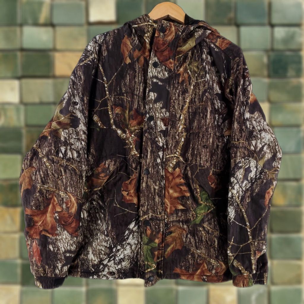 Vintage Cabela's Dry-Plus Mossy Oak Breakup Camo Hunting Jacket Hooded Mens XL Camo Hunting Jacket Mens XL Mossy Oak Breakup Camo Dry-Plus Cabela's Size US XL / EU 56 / 4 - 1 Thumbnail