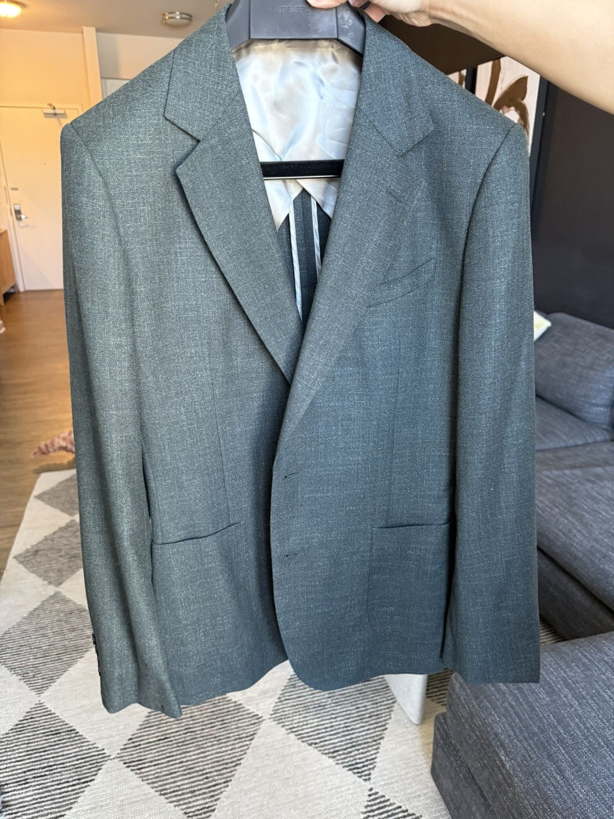 Reiss Reiss “Edition” Dark Green Blazer Size 42R - 1 Thumbnail