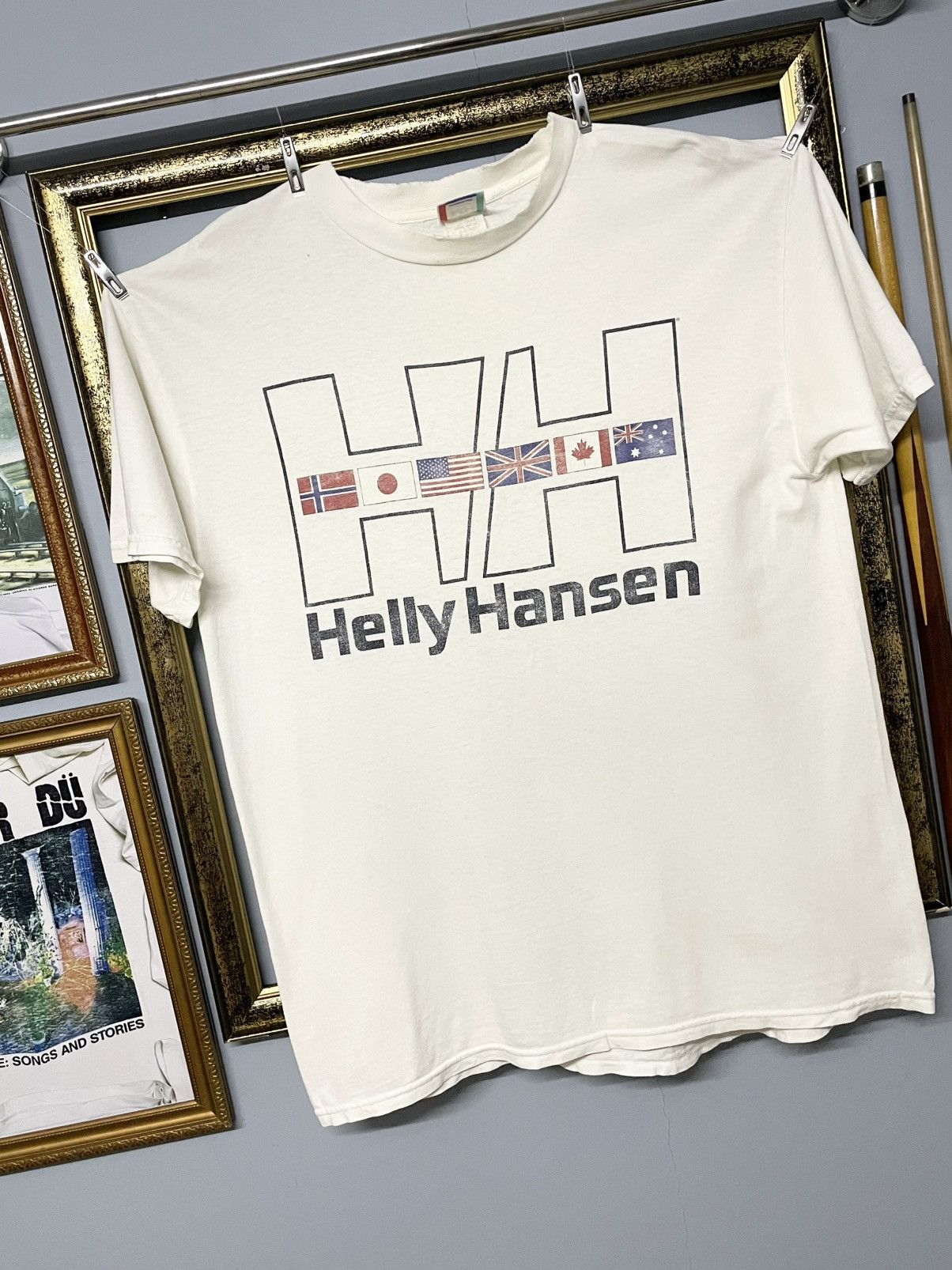 Helly Hansen Vintage 1990s Original Helly Hansen Country Flag Distressed Size US L / EU 52-54 / 3 - 2 Thumbnail