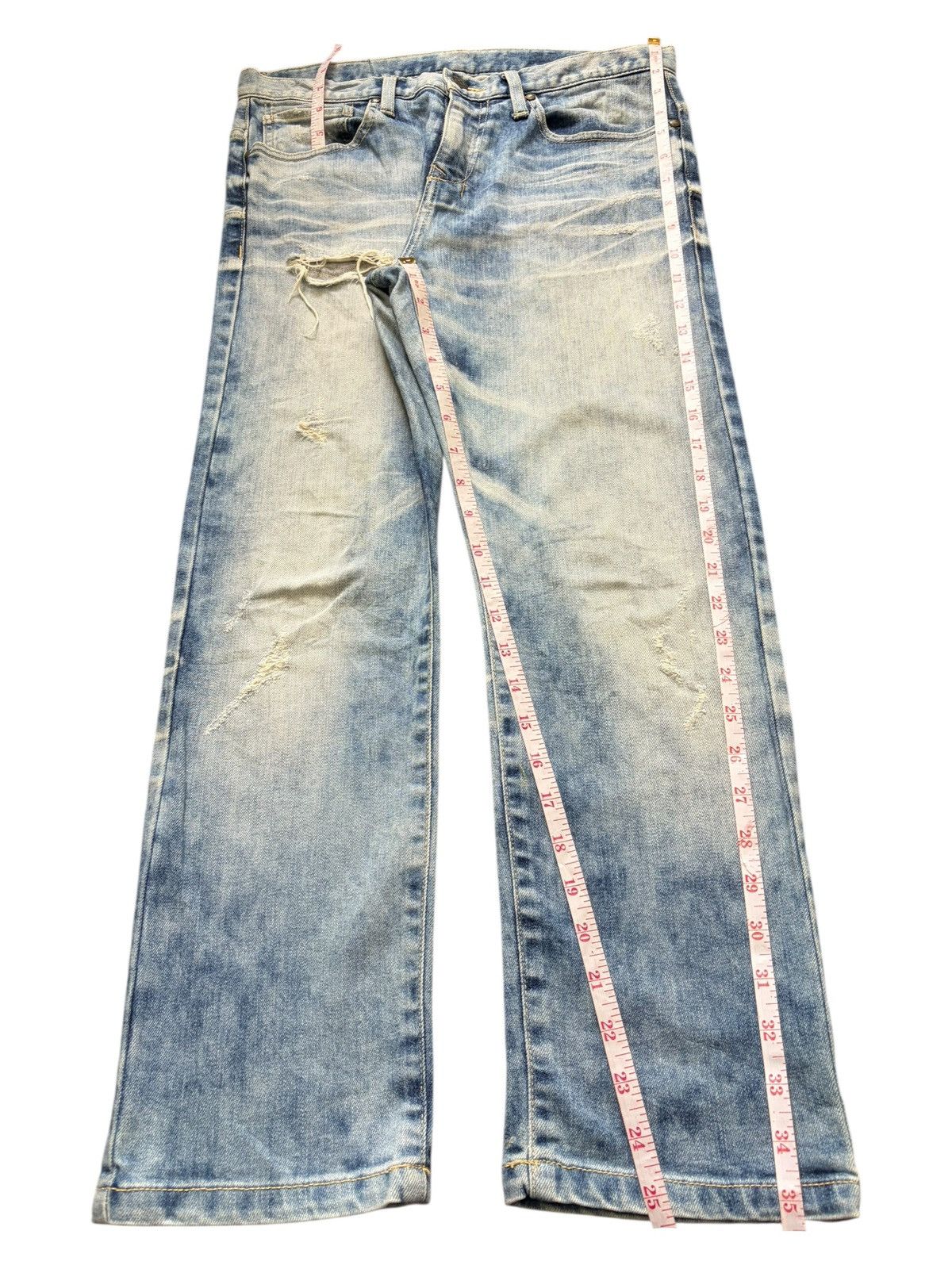 Tornado Mart Vintage Tornado Mart Bleached Wash Distressed Jeans Size 30" / US 8 / IT 44 - 7 Thumbnail