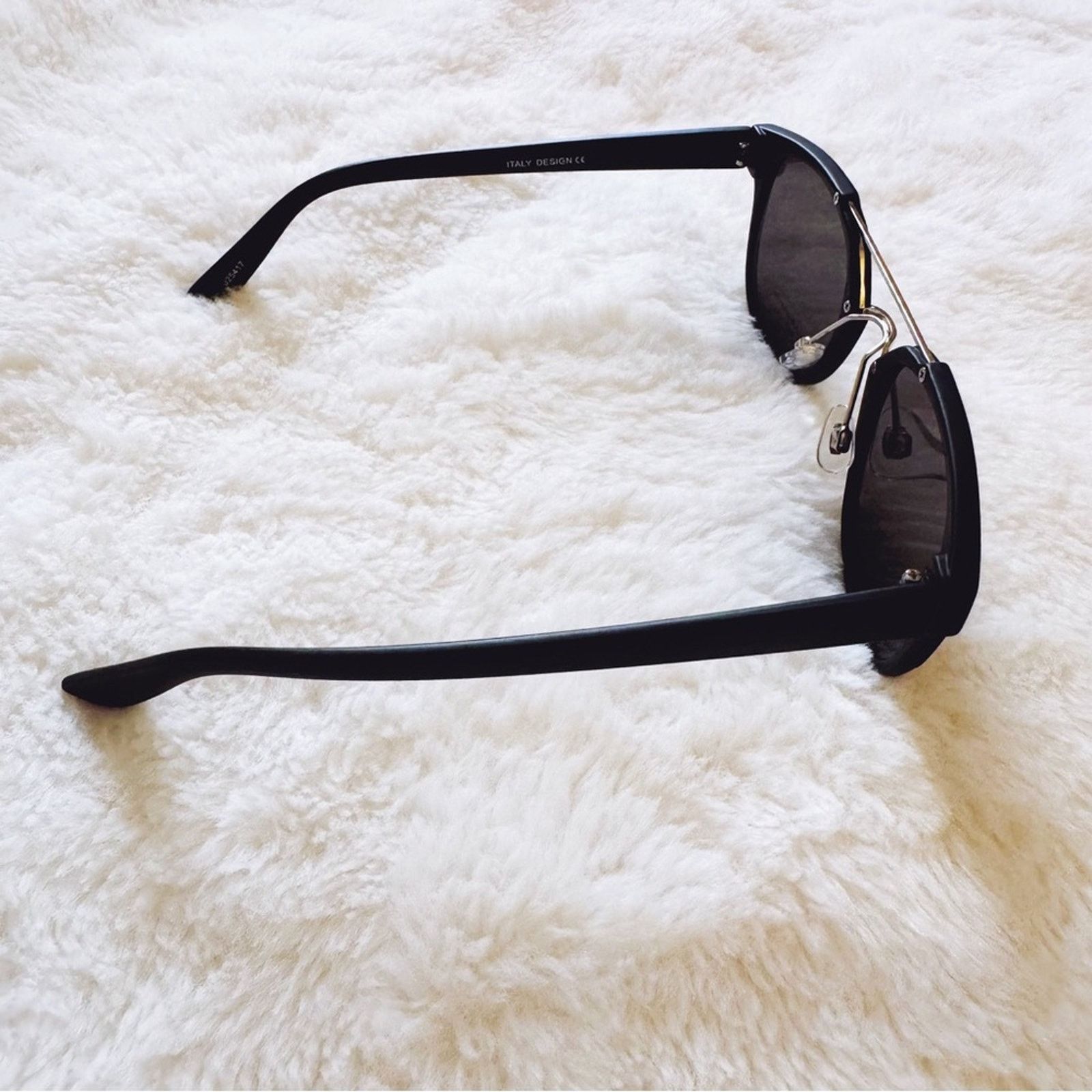 Other Alina Black Bold Round Sunglasses Size ONE SIZE - 7 Thumbnail