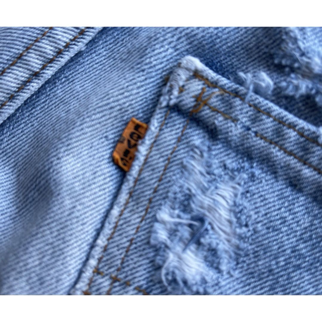 Levi's Vintage 70’s Orange Tab Distressed Denimcut off shorts sz 28 Size US 27 - 5 Thumbnail