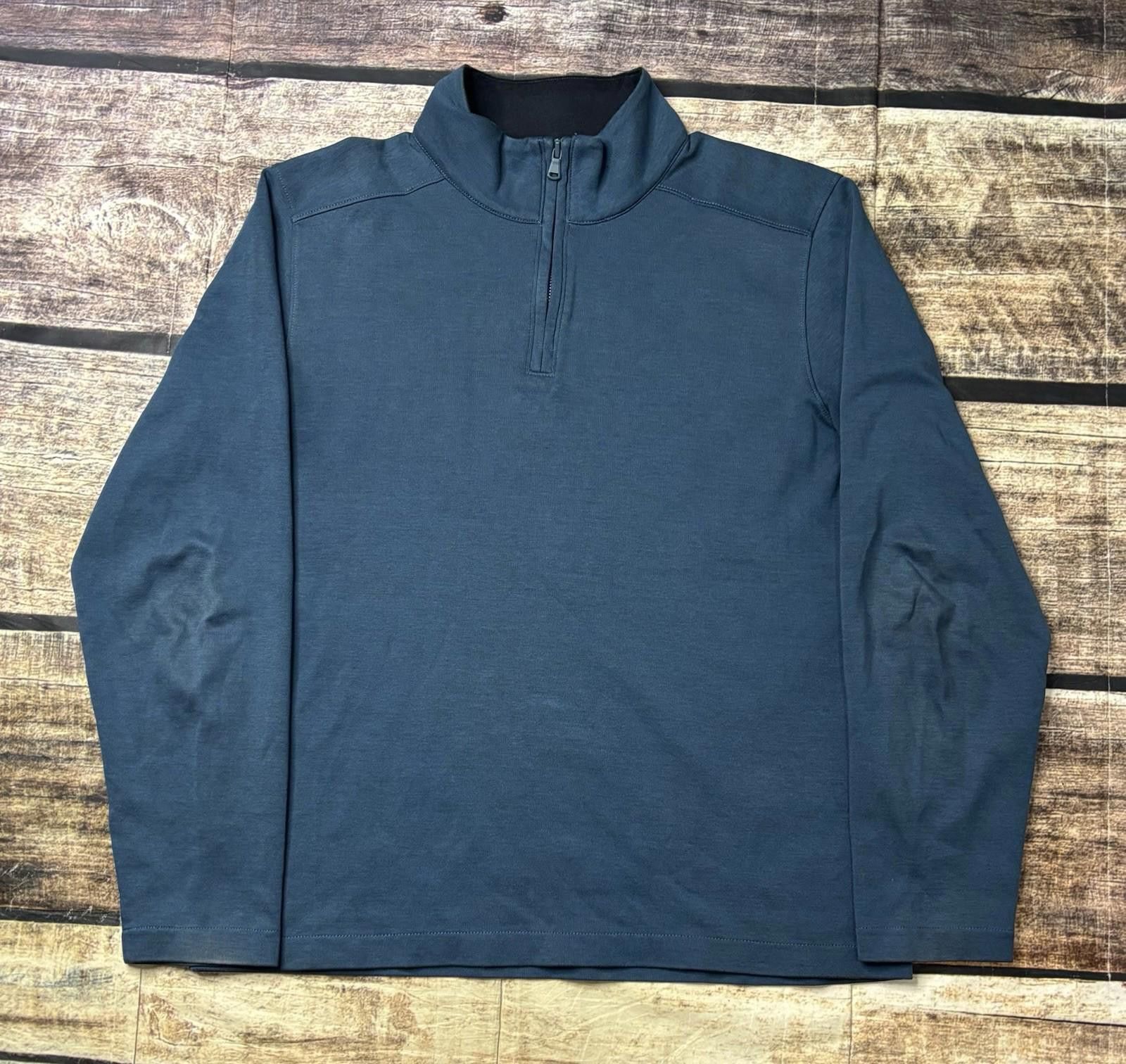 Bonobos Bonobos Sweater Mens Medium Slim Fit 1/4 Zip Pullover Blue Size US M / EU 48-50 / 2 - 1 Thumbnail