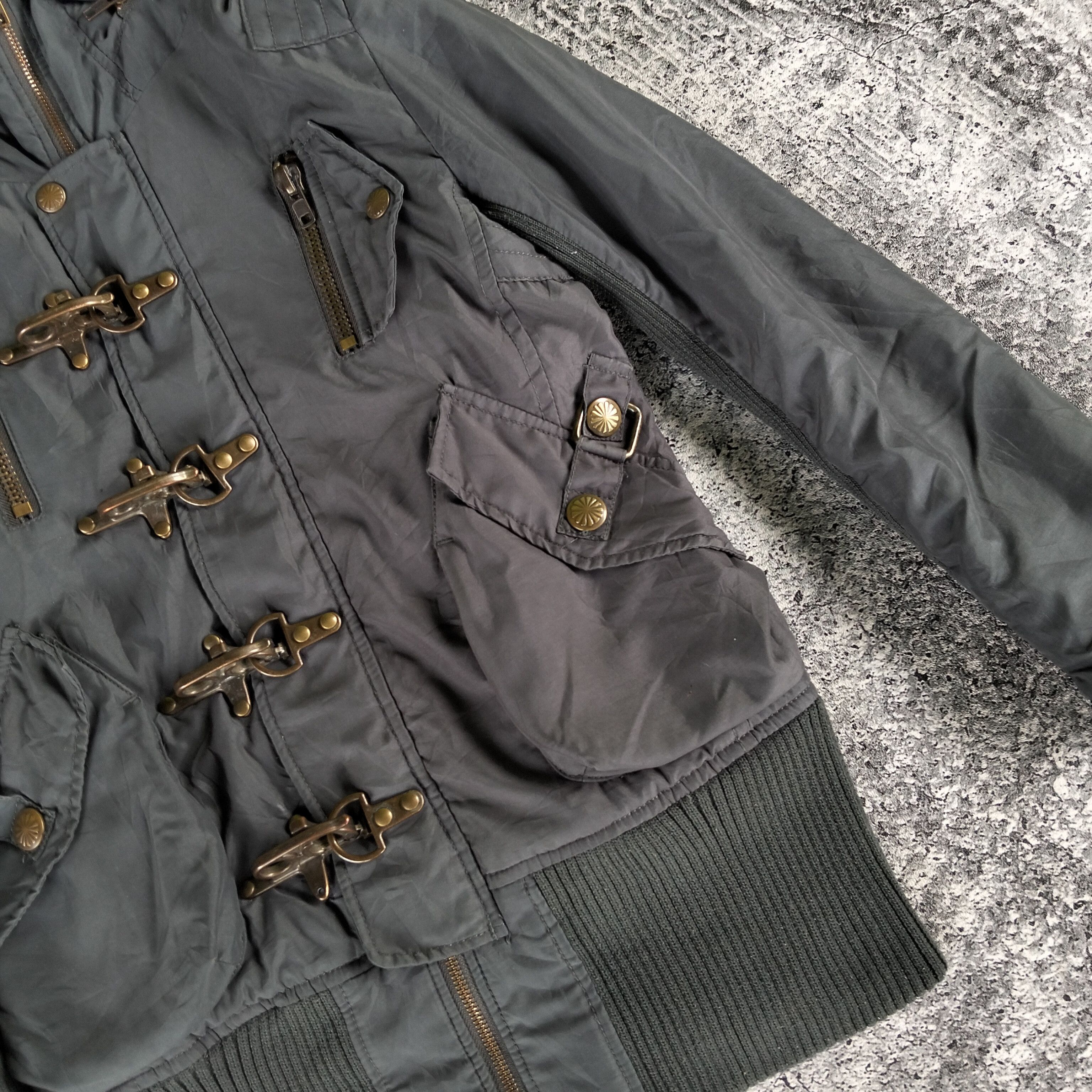 If Six Was Nine Japanese Madmind Fur Hoodie Bondage Jacket Lgb If6w9 Style Size US S / EU 44-46 / 1 - 3 Thumbnail