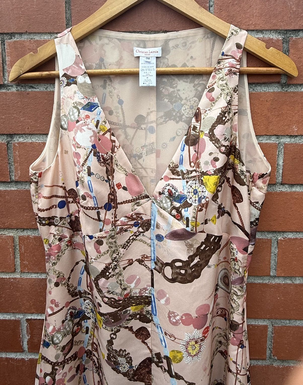 Christian Lacroix Vintage 90's Christian Lacroix Bazar Archival 100% Silk Size S / US 4 / IT 40 - 2 Thumbnail