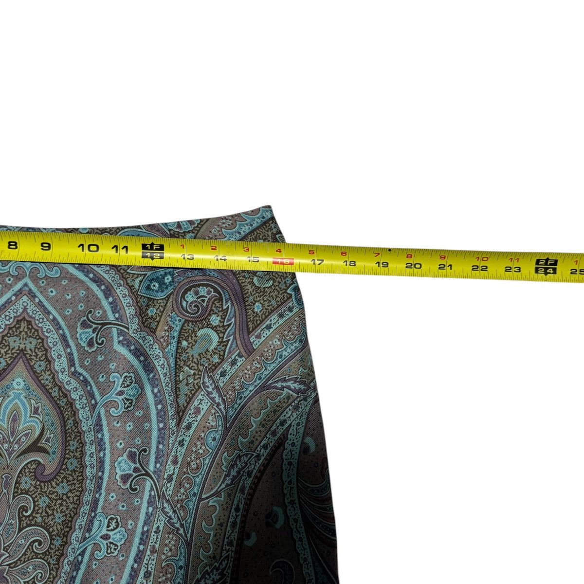 Charter Club Y2K Charter Club Geometric Patterned Skirt Womens 10 31" Size 31" - 4 Thumbnail