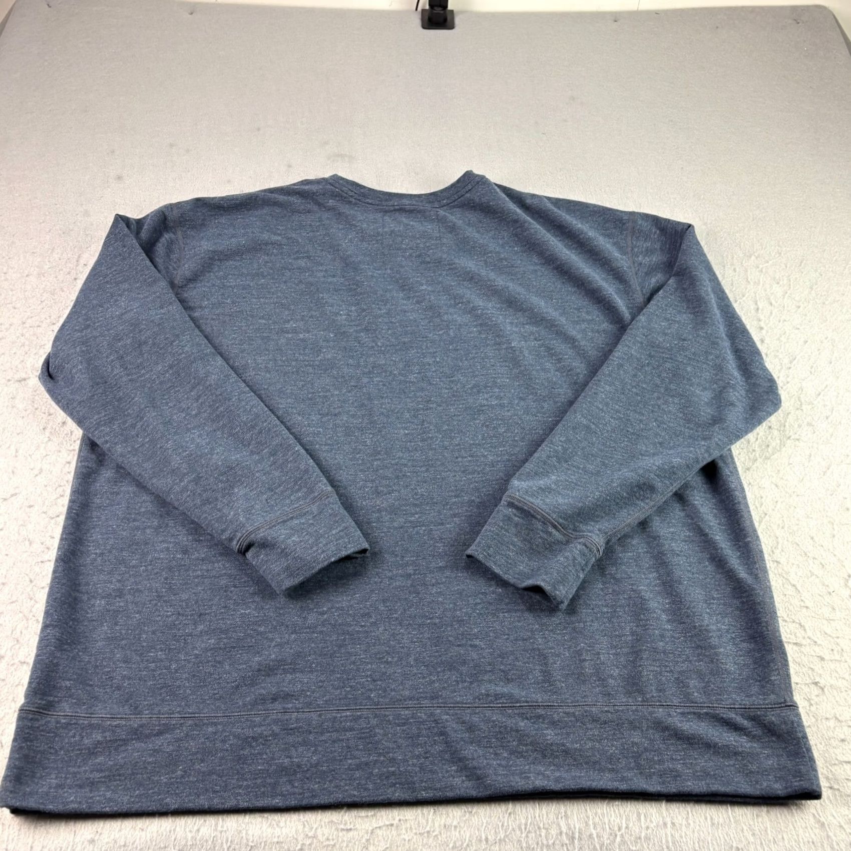 Vintage Saxx Sweatshirt Mens 2XL Blue Pullover Crew Neck Stretch Performance Size US XXL / EU 58 / 5 - 7 Thumbnail