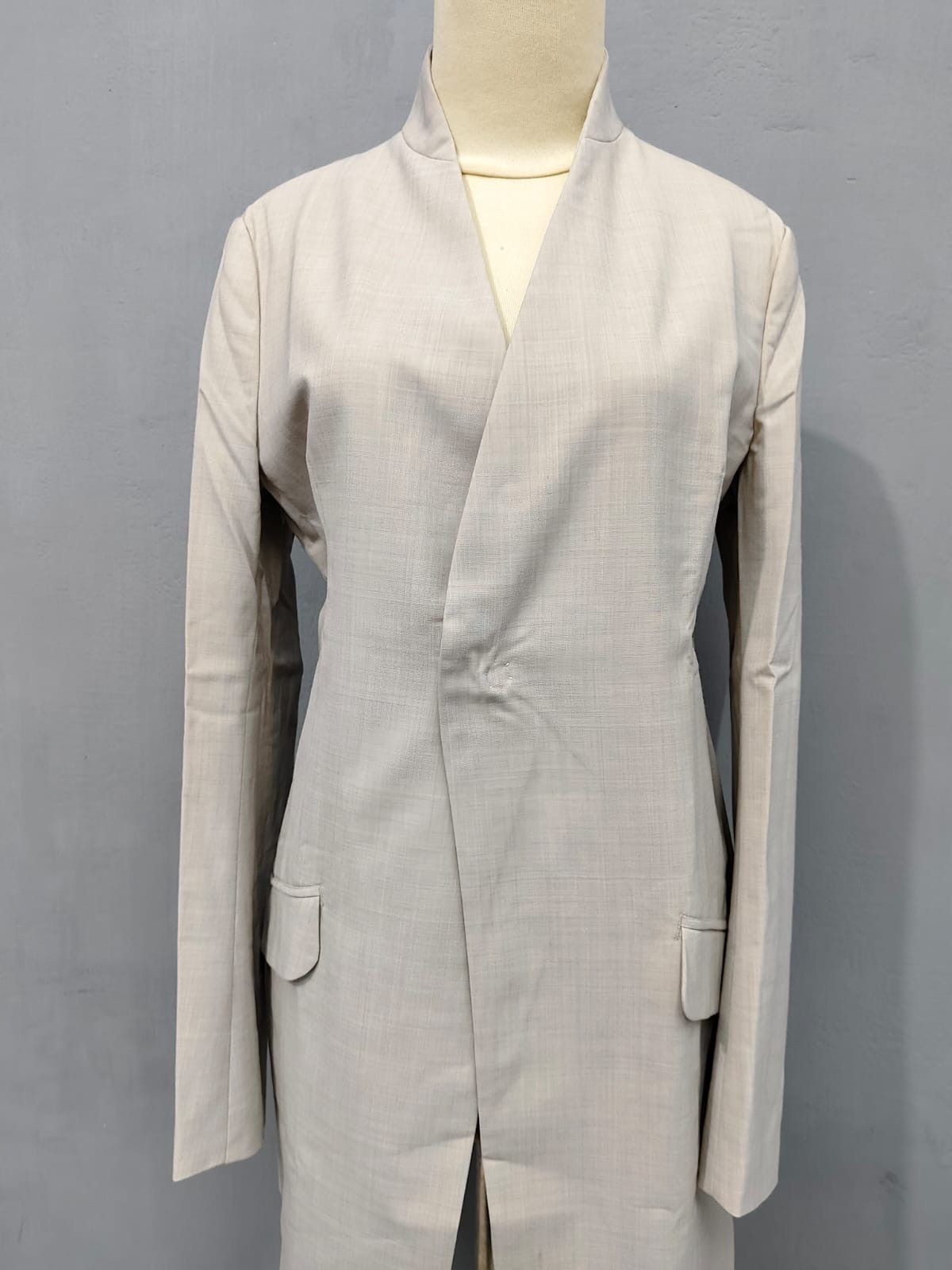 Yohji Yamamoto Y's by Yohji Yamamoto Minimalist Collarless Duster Coat Size M / US 6-8 / IT 42-44 - 5 Thumbnail