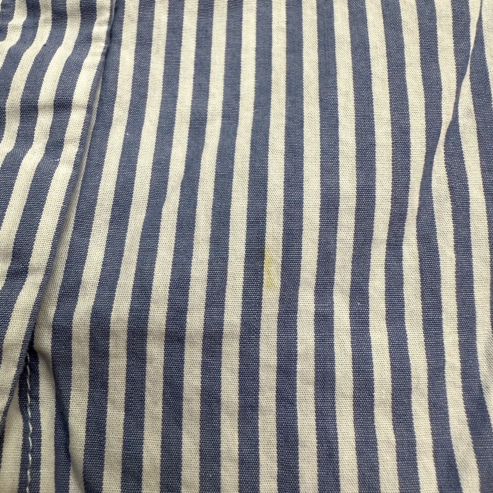 Merona Merona Shirt Womens XS Blue Striped Embroidered Bell Sleeve Button-Up Size XS / US 0-2 / IT 36-38 - 7 Thumbnail