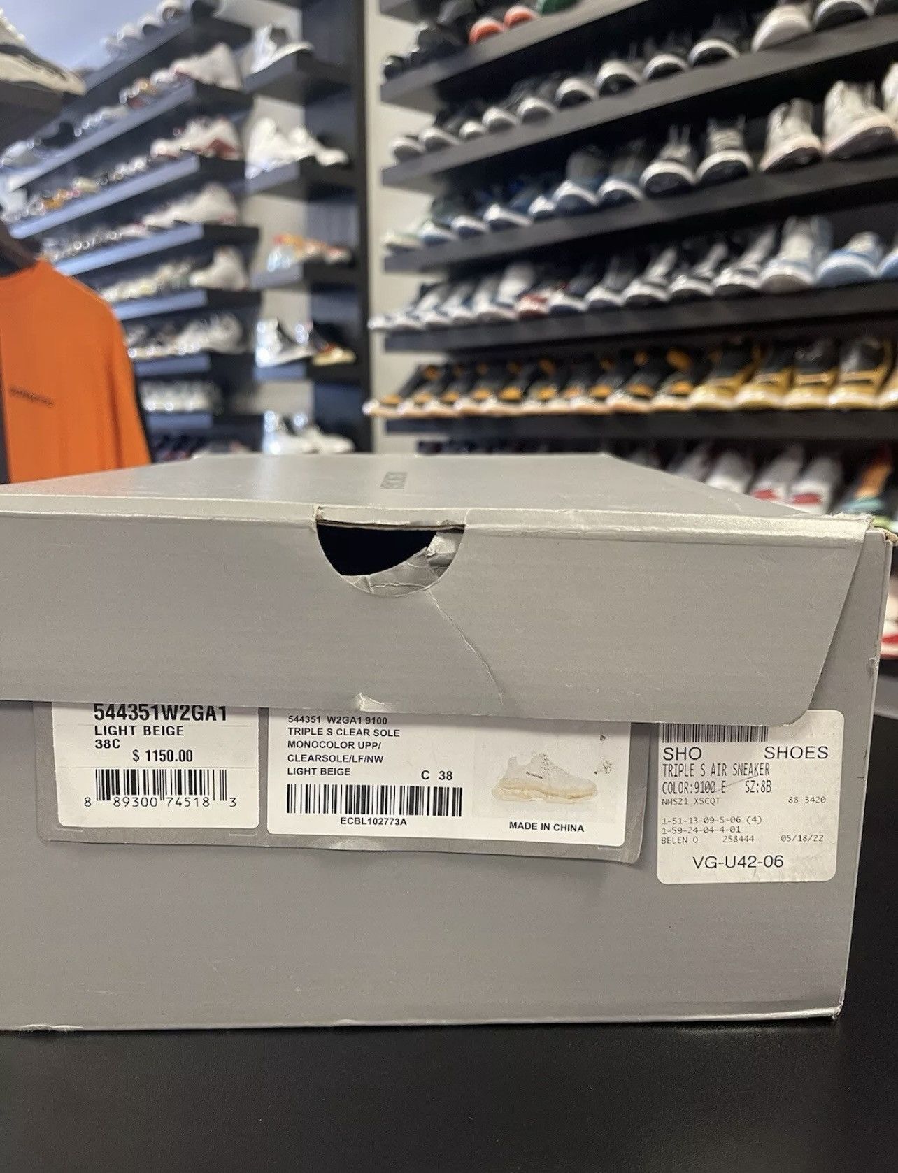 Balenciaga Size 8US/38EU - Balenciaga Triple S Translucent Clear Sole Size US 8 / IT 38 - 12 Thumbnail