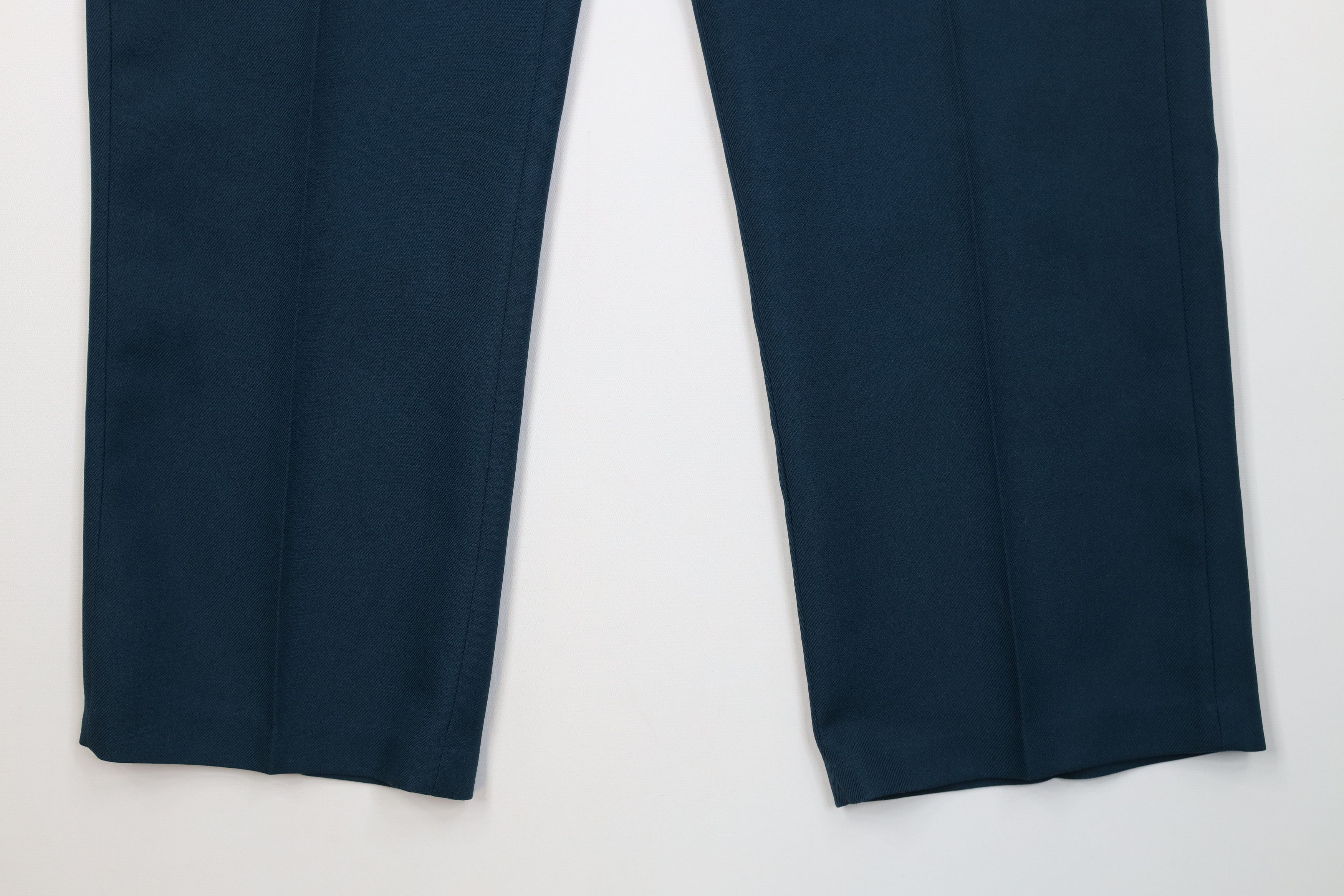 Vintage Vintage 90s Streetwear Knit Flared Wide Leg Chino Pants Teal Size US 34 / EU 50 - 4 Thumbnail
