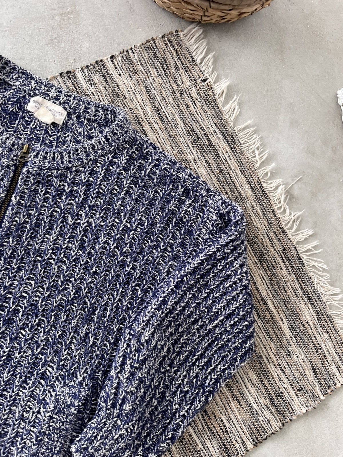 Denim & Supply Ralph Lauren Vintage Polo Ralph Lauren Denim Supply Blue Knit Cardigan Size L / US 10 / IT 46 - 5 Thumbnail