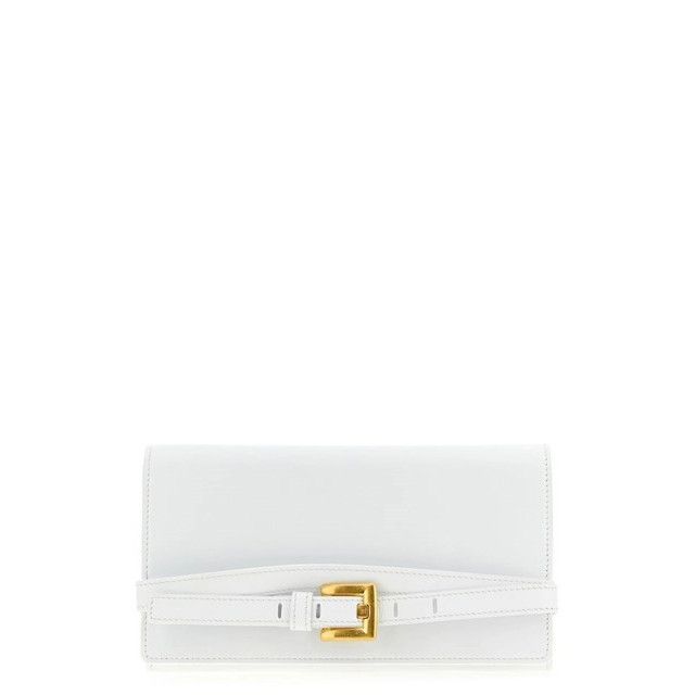 BALMAIN Shuffle White Chain Wallet Bag New