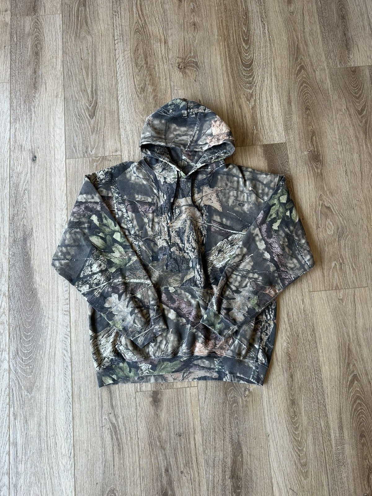 Realtree × Vintage Y2K FOREST PRINT HOODIE CAMO REALTREE Size US L / EU 52-54 / 3 - 1 Thumbnail